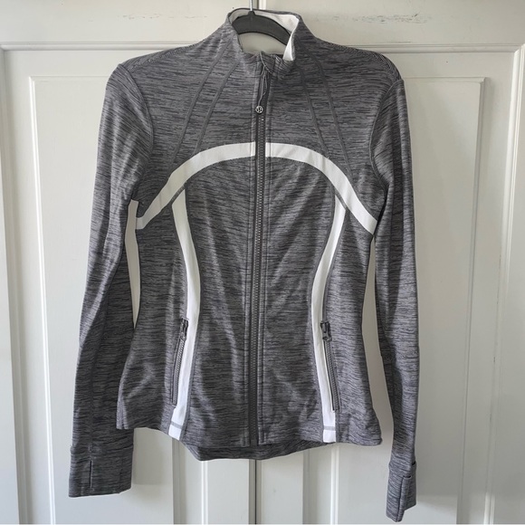 lululemon athletica Jackets & Blazers - lululemon athletica Gray and White Jacket